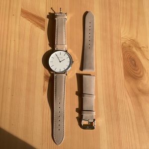 Whale Gray and Silver Watch